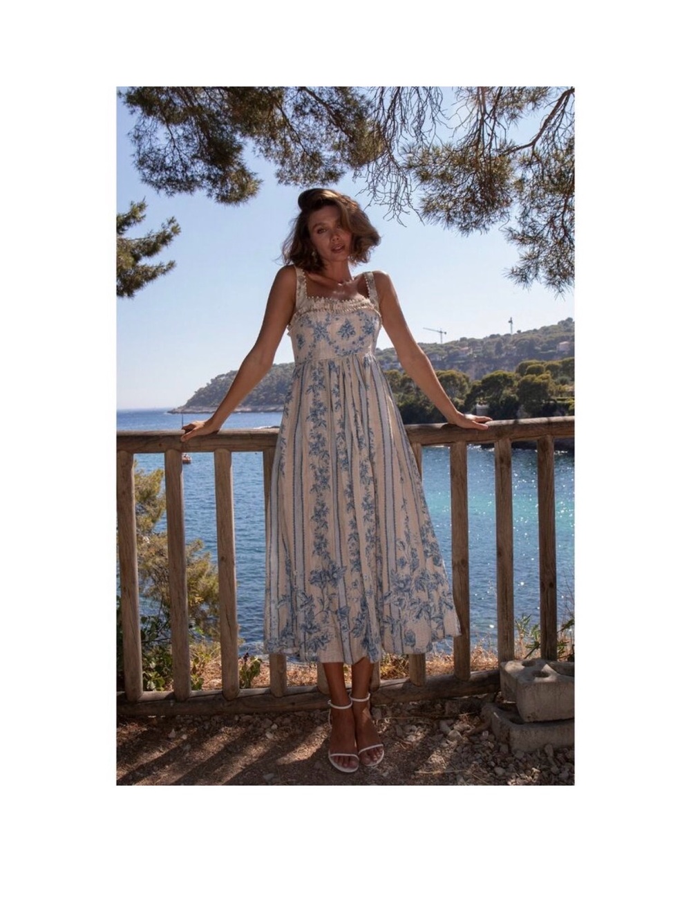 Agua by Agua Bendita Barbara Bougainvillea Midi Dress Size: Medium - Picture 2 of 14